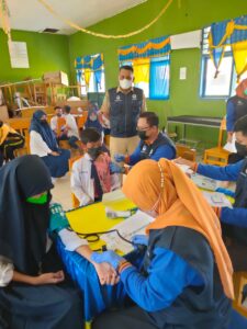Vaksinasi Pelajar di Kecamatan Lambandia Kolaka Timur Capai Lima Puluh Persen