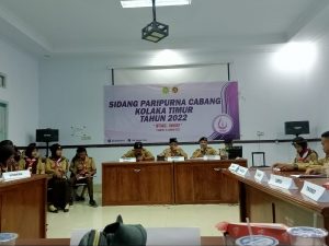 Untuk Pertama Kalinya DKC Pramuka Kolaka Timur Gelar Sidang Paripurna Cabang