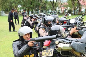 Brimob Polda Sultra Bersama Polres Konawe Gelar Latihan Raimas