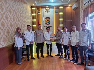 Jelang Peluncuran Tahapan Pemilu, KPU Konawe Lakukan Kunjungan ke Mapolres Konawe