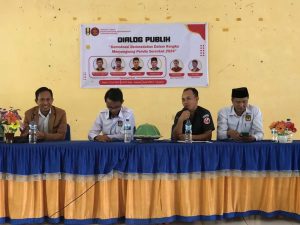 Wujudkan Pemilu 2024 yang Beradab, IMM Konawe Bersama KPU dan Bawaslu Konawe Gelar Dialog Publik