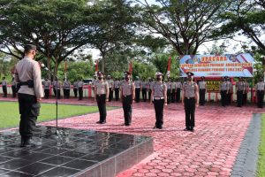 Pimpin Upacara Kenaikan Pangkat Personel, Ini Pesan yang Disampaikan Kapolres Konawe