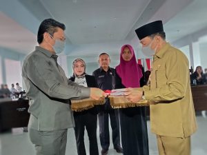 DPRD dan Pemkab Butur Gelar Rapat Paripurna Penyerahan Rancangan KUA dan PPAS APBD-P Tahun Anggaran 2022