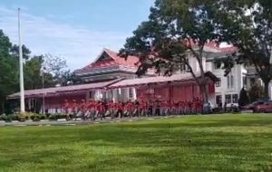 Jelang Upacara 17 Agustus Paskibraka Kabupaten Konawe Gelar Gladi Bersih