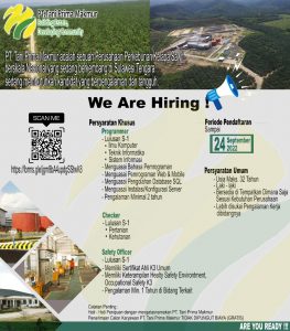 Perusahaan Sawit PT TPM di Konawe Buka Loker, Dicari Programmer, Checker, dan Safety Officer
