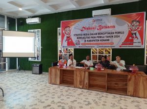 Pemilu Serentak 2024, Bawaslu Konawe Harap Peran Media Massa Sukseskan Pemilu yang Berkualitas