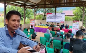 Menjangkau Pelosok, KPU Konawe Sosialisasi Badan Adhoc di Kecamatan Routa