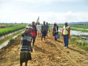 Kadin Konawe Terus Bergerak, Bantu Perbaiki Jalan 1 KM di Desa Anggohu Tongauna Utara