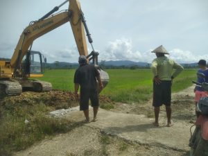 Yusran Akbar: Bantuan Perbaikan 700 Meter JUT di Desa Olo Onua Tongauna Utara Bakal Garap 40 Hektar Sawah Baru