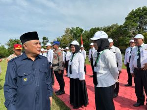 Bupati Konawe KSK Pimpin Upacara Pelatihan Ratusan Kades di SPN Anggotoa