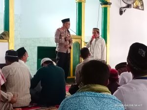 Waka Polres Serap Keluhan Warga di Kelurahan Tudaone Konawe Pada Jumat Curhat Pekan ini