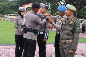 Polres Konawe Laksanakan Apel Gelar Pasukan Operasi Keselamatan Anoa 2023