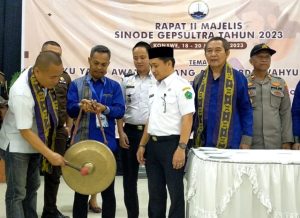 Wakil Ketua DPRD Konawe Rusdianto Membuka Secara Resmi Rapat II Majelis Sinode