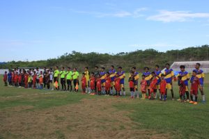 Sepak Bola Persahabatan Desa Ulunambo Butur dan Bobolio Raya Konkep Resmi Digelar