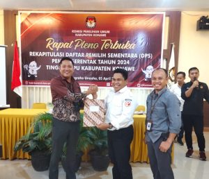 KPU Konawe Resmi Tetapkan DPS Pemilu Tahun 2024