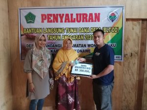 Jelang Idul Adha, Pemdes Polandangi Wonggeduku Salurkan BLT DD Tahap II
