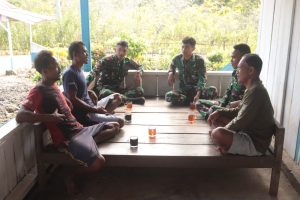 Satgas TMMD Kodim 1429 Butur Anjangsana ke Rumah Warga