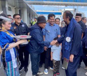 KSK Sambut Kedatangan Ketum Partai Nasdem Surya Paloh di Sulawesi Tenggara