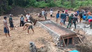 TMMD Kodim 1429 Butur Bangkitkan Kembali Semangat Gotong Royong Warga