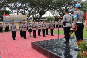 Kapolres Konawe Pimpin Upacara Sertijab
