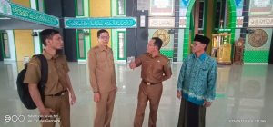 Atap Bocor, Kesra Konawe Usulkan ke Pj Bupati Renovasi Masjid Agung Babussalam Unaaha