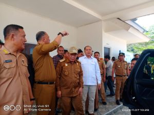 Pj Bupati Konawe Tinjau Pengerjaan Bendungan Ameroro