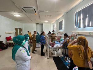 Pj Bupati Harmin Ramba Cek Layanan dan Bincang Dengan Pasien di RS Konawe