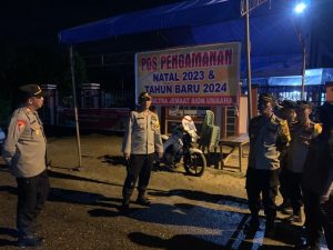 Kapolres Konawe AKBP Ahmad Setiadi Pimpin Patroli Pengamanan Ibadah Malam Natal