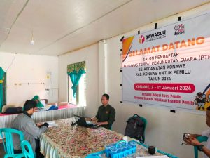 Panwascam Konawe Mulai Terima Berkas Pendaftaran Calon Pengawas TPS