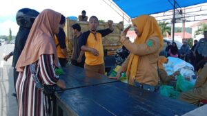 Upaya Menekan Inflasi, Dinas Ketapang Konawe dan Bulog Gelar Pasar Murah Ramadhan