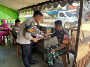 Tim Dokkes Polres Konawe Lakukan Pemeriksaan Kesehatan Personil Operasi Ketupat 2024
