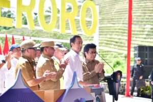 Presiden Joko Widodo Resmikan Bendungan Ameroro di Konawe
