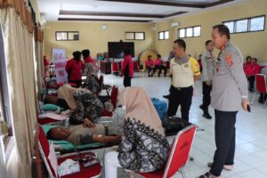 Rangkaian Memperingati Hari Bhayangkara ke-78 Tahun 2024, Polres Konawe Gelar Donor Darah