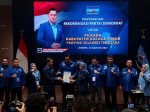 Ketum Partai Demokrat Berikan Rekomendasi B1 KWK Kepada Dalle Effendi dan Suhaemi Nasir Pilkada Kolaka Timur