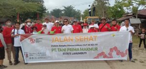 Semangat Kemerdekaan, PT Tani Prima Makmur Rayakan HUT RI ke 79 dengan Berbagai Lomba dan Jalan Sehat