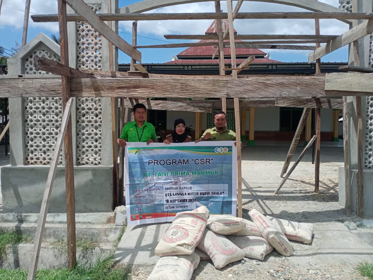 Peduli Sosial Masyarakat, PT TPM Salurkan Program CSR