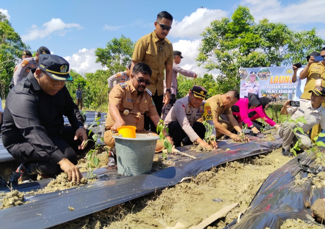 PJ Bupati Konawe Hadiri Launching Program Swasembada Pangan Dukung Asta Cita Presiden Prabowo